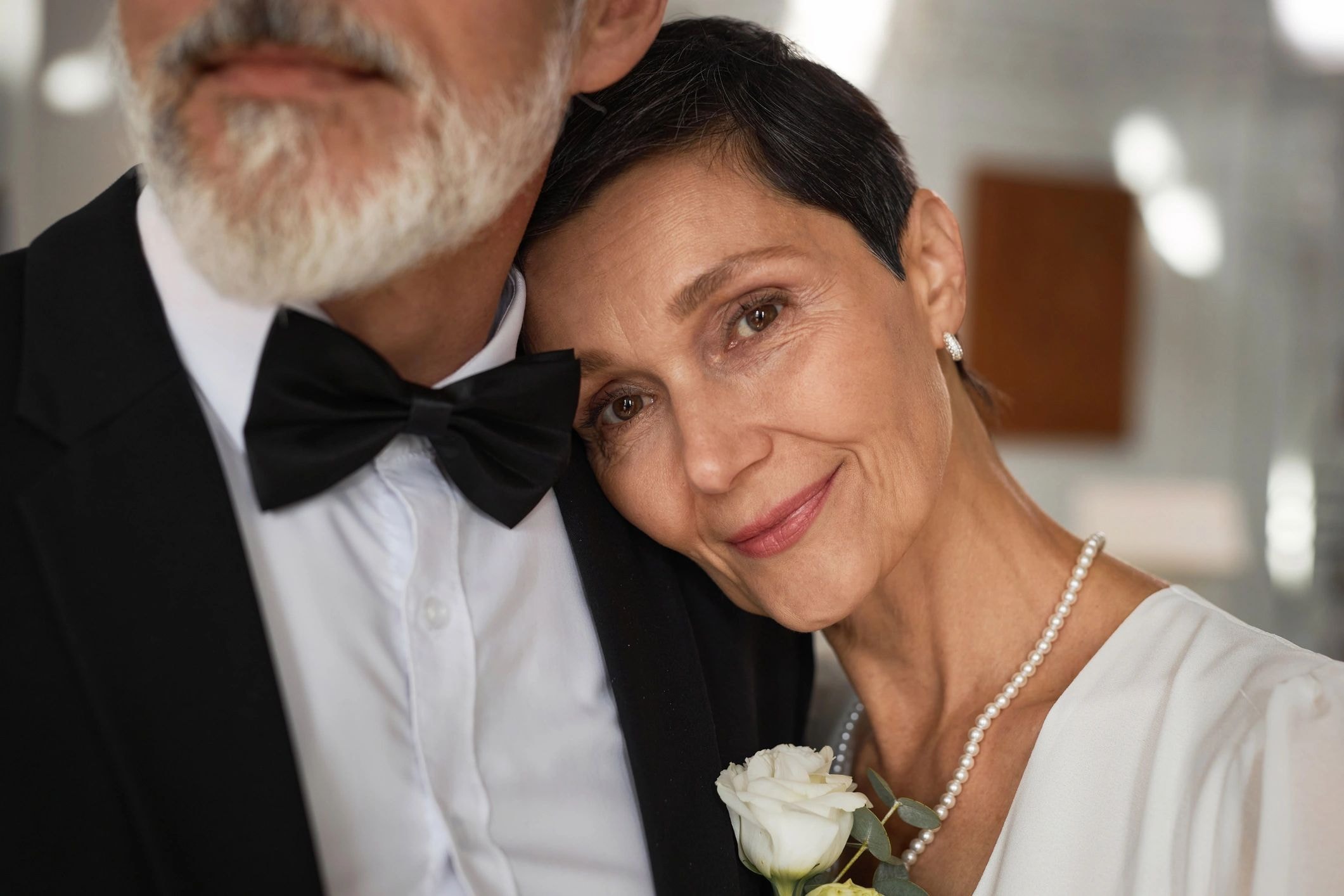 Couple at a licensed California wedding chapel ceremony